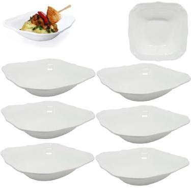 Imagem de Tigela Bowl Quadrada Em Melamina Para Sobremesas 250ml