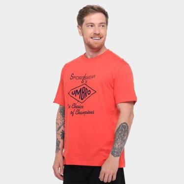 Imagem de Camiseta Umbro Choice of Champions Masculino, Vermelho, M