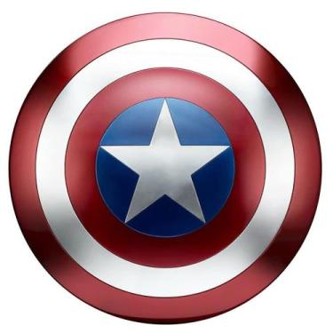 Imagem de Réplica em tamanho real de Cosplay 1:1 do Capitão América Metal Shield