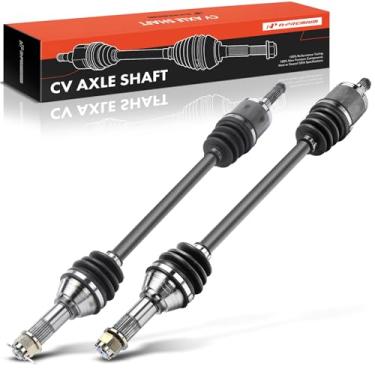 Imagem de A-Premium Par (2) Conjunto de eixo CV dianteiro compatível com Can-Am Defender HD5 2017-2021, Defender (máx.) HD8/HD9/HD10, lado do motorista e do passageiro, substituição # 705401801, 705401802