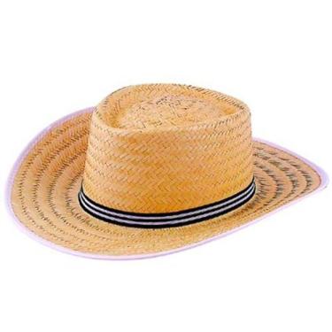 Imagem de Kit c/ 5PC CHAPEU SOCIAL 2 PALHAS COPA BAIXA G 0101 - MAZA