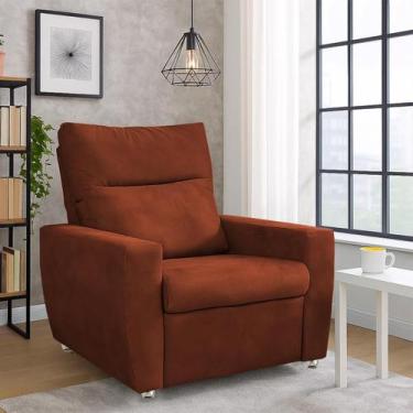 Imagem de Poltrona Reclinável Do Papai Moderna Nivea - Silverio Decor, TerraCota