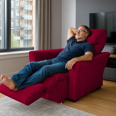 Imagem de Poltrona Retrátil e Reclinável Pra Extensão De Cílios Modelo Mariane -