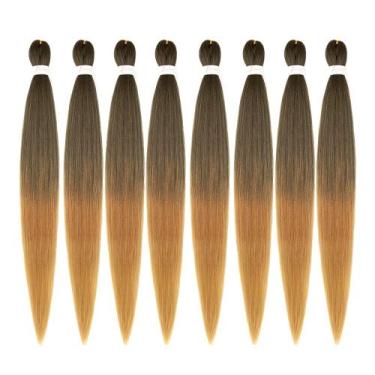 Imagem de Braiding Hair ShowCoco, pré-esticado, 107 cm, 8 pacotes sintéticos