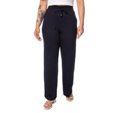 Imagem de Calça Feminina Bruna e Bia Wide Leg Preto-Feminino