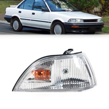 Imagem de YAENSYB Luz de canto frontal para Toyota Corolla AE90 E90 1989-1992 Lâmpada de condução diurna de neblina direita