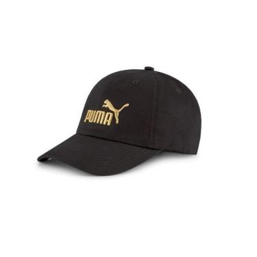 Imagem de Boné Masculino Puma Essential Cap Black Gold - 022416