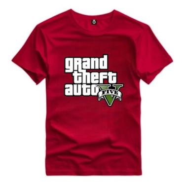 Imagem de Camisa Masculina Premium Estampada Gta V Algodão Estilosa - Versitz, B