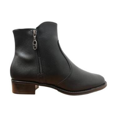 Imagem de Bota Beira Rio Feminino Moderno Casual Cano Curto-Feminino