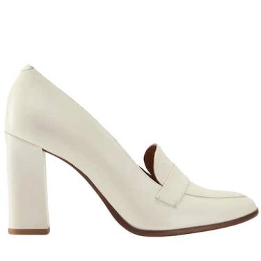 Imagem de Sapatos MOOMMO Classic Office Work Pumps, couro de camurça, branco
