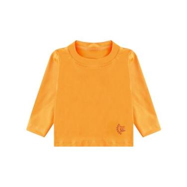 Imagem de Blusa Térmica Proteção UV Praia Manga Longa Select Laranja, 10, Laranj