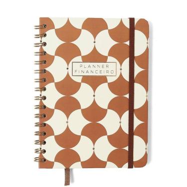 Imagem de Planner espiral A5 financeiro Boemia Caramelo 2026 Cicero