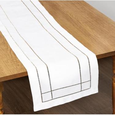 Imagem de Caminho De Mesa Branco 40X90Cm Rafimex