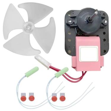 Imagem de Motor + Hélice + Sensores Geladeira Consul Crm46 Crm33 220v - Brazan