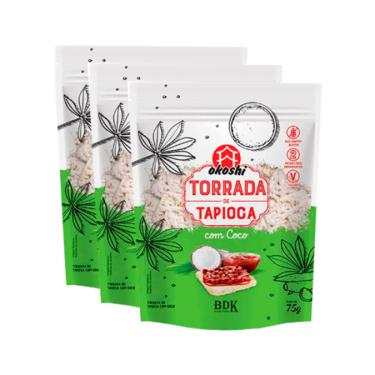 Imagem de Kit 3X: Torrada de Tapioca com Coco Okoshi 75g