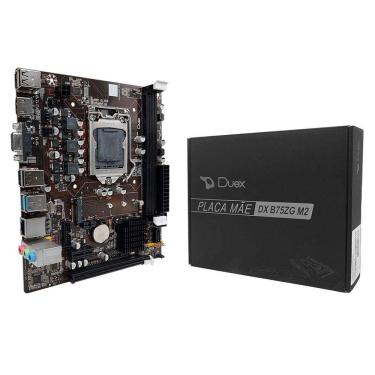 Imagem de Placa Mãe Duex Dx B75Zg M2, Intel 2/3 Geração, Ddr3, Socket