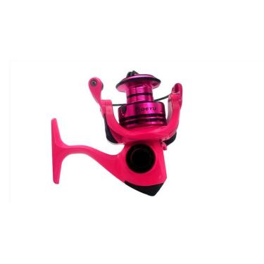 Imagem de Molinete Deyu Caninana TW 2000 Pink Rosa Em Alumínio 5.2:1 Pesca Leve