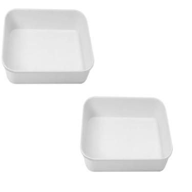 Imagem de Kit 2 Travessa Quadrada em Melamina 15cm p/Hotéis e Restaurantes