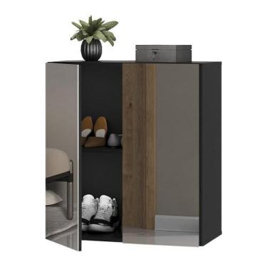 Imagem de Sapateira 2 Portas Suspensa Com Espelho Multimóveis V6011 - MULTIMOVEI