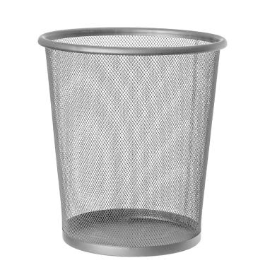 Imagem de Cesto Para Lixo Metal 8L Aramado / Telado Preto Mood - Nobre