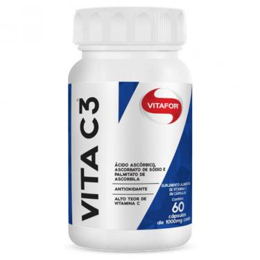 Imagem de Vita C3 Vitamina C 1000mg Vitafor 60 Cápsulas