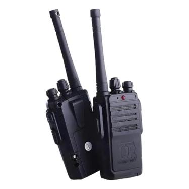 Imagem de DM Toys Walkie Talkie Infantil Army Action, Par de Rádios Comunicadores com Lanterna, Alcance 35m, Frequência 49MHz, Preto, para Crianças Acima de 5 Anos
