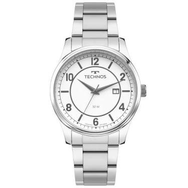 Imagem de Relógio Technos Masculino Steel Prata - 2115UCJ/1B