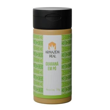 Imagem de Tempero Pote Guarana Em Pó 100% Natural 70g - Armazém Real