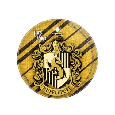 Imagem de Trend Setters Harry Potter (Hogwarts House Hufflepuff) 8,89 cm Starfire Prints acessório de impressão de vidro suspenso