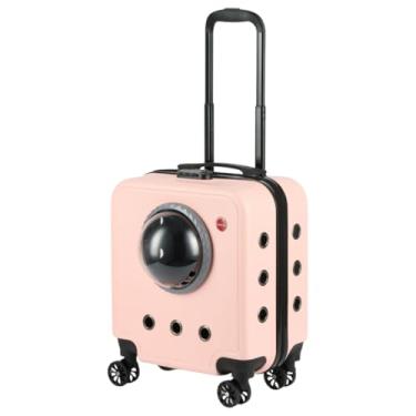 Imagem de Mala de Transporte Pet Deko com Janela Panorâmica Rosa