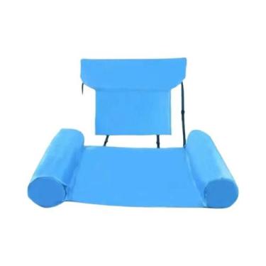 Imagem de Espreguiçadeira Flutuante Inflável - Dobrável em PVC para Piscina e Pr