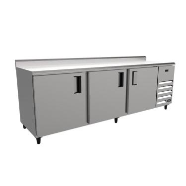 Imagem de Balcão de Encosto Refrigerado Venâncio 2,5m 127V  Borda Espelhada VCFRH25-32925