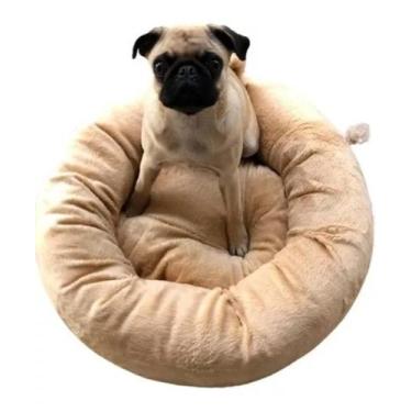 Imagem de Caminha De Pelúcia Pet (P) Redonda Para Cachorros E Gatos -Emma Baby, 