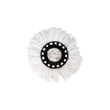 Imagem de Refil de Microfibra para Mop Giratório, 13,5 x 27 cm, Alta Absorção, Rotação 360 Graus, Compatível com Mop 8 Litros, para Pisos Frios, Madeira e Laminados