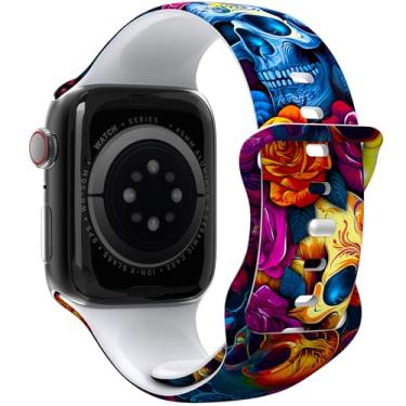 Imagem de THONWO Pulseira deisgn elegante compatível com Apple Watch séries 10 9, 8, 7, 6, 5 e 4 mm, 45 mm, 46 mm, 49 mm, ultra para Apple Watch séries 10 9, 8, 7, 6, 5 e 4 SE, Ultra, para mulheres e homens