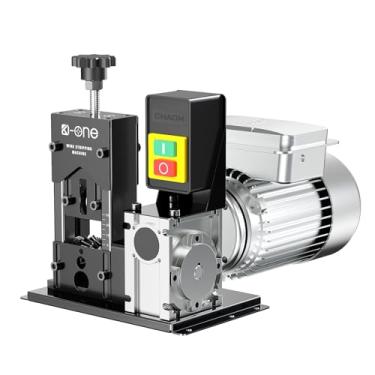 Imagem de Máquina de descascar fios automática de 180 W, descascador de fios elétrico para 0,06-1,18" (1,5-30 mm), ferramenta de decapagem de fios para reciclagem de cabos de cobre, 24,4 m/min