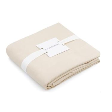 Imagem de PurpleEssences Tecido de lona 100% algodão, tecido natural para costura, estofamento, pintura, artesanato, bolsas, decoração de casa, jogos americanos e projetos DIY (1 m (63 x 36 polegadas))