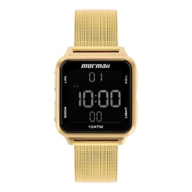 Imagem de Relógio Mormaii Feminino Digi Dourado - Mo21800a-7p