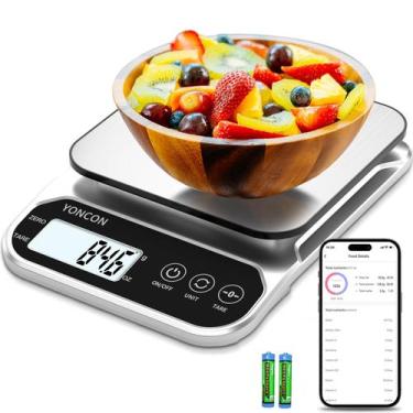 Imagem de Balança de alimentos YONCON Digital para cozinhar e assar 5 kg/0,5 g