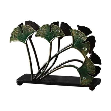 Imagem de Porta-guardanapos – Dispensador de guardanapos em pé | Elegante dispensador de armazenamento de ferro vertical suporte de papel para balcão hotel restaurante fazenda sala de jantar café