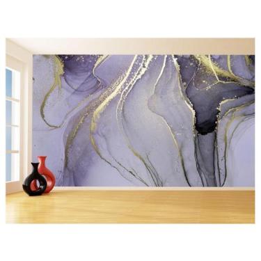 Imagem de Papel De Parede 3D Estilo Marmore Tintas Cores 3,5M Mbr138 - Você Deco