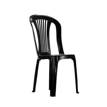 Imagem de Cadeira Bistrô Plásticas Pretas Jardim Bar