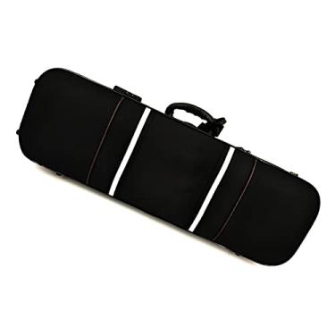 Imagem de Estojo De Violino Em Tela Tamanho 4/4 Com Higrômetro De Tiras E Capa De Tecido Estojo De Violino Tamanho Completo Estojo de Violino (Color : 01)