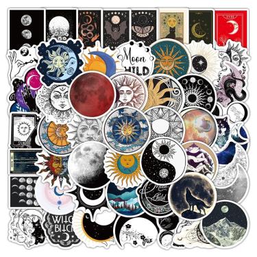 Imagem de Adesivos Moons Waterproof Vinyl Anime 60 unidades/lote para laptop