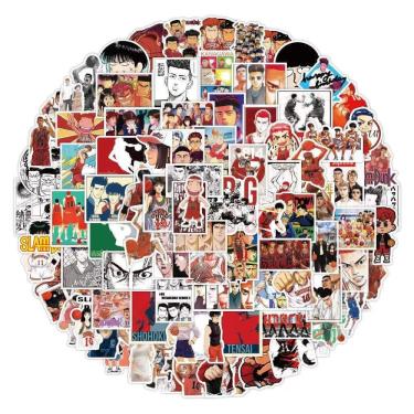 Imagem de Adesivos Slams Dunks Waterproof Vinyl Anime 100 unidades/lote