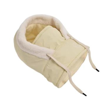 Imagem de YIJU Gorro, máscara de esqui, proteção facial térmica, quente e à prova de vento, ideal para clima frio, como chapéu, cachecol e balaclava para camping, Crianças Brancas Como Leite