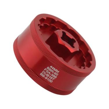Imagem de oshhni Extrator de Movimento Central 5 em 1 para Bicicleta, Copo de Movimento Central em Liga de Alumínio para BB-9100 - Ideal para Amantes de Bicicletas, Vermelho
