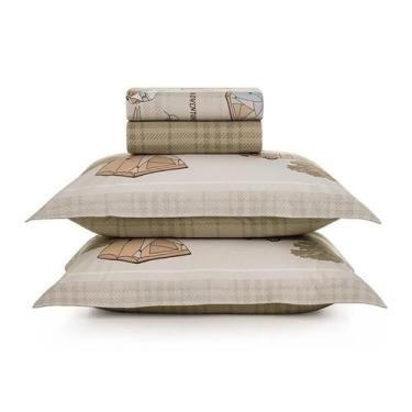 Imagem de Jogo Cama Infantil Casal 4 Pcs Algodão 200 Fios Aventura - Karsten