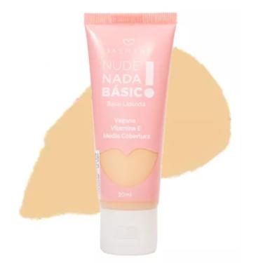 Imagem de Base Liquida Nude Nada Basico Jasmyne cor:01
