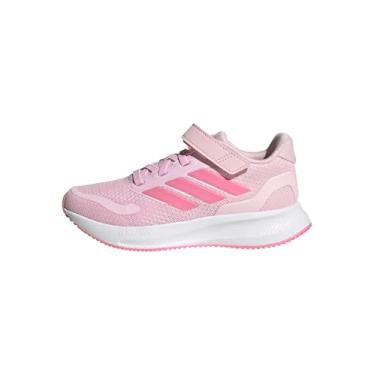 Imagem de adidas Unissex-Baby Run Falcon 5, Rosa claro/rosa brilhante/rosa claro, 12 Little Kid